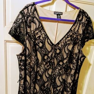 Black Lace Maxi Dress